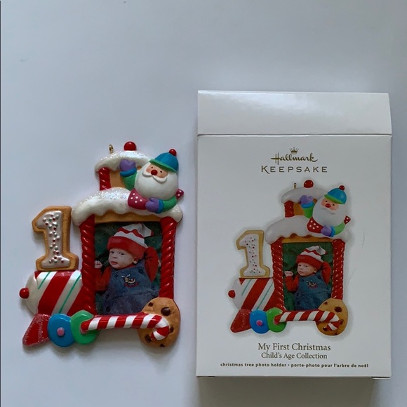 Baby Christmas Photo Frame Picture Holder Ornament - Picture 4 of 8